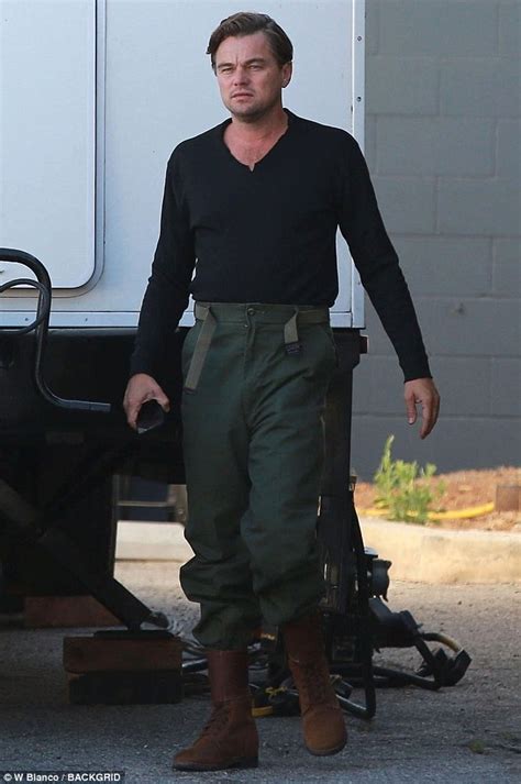 Leonardo Dicaprio Finds His Inner Cowboy On Set Of Quentin Tarantinos