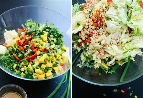 Thai Mango Salad With Peanut Dressing Cookie And Kate