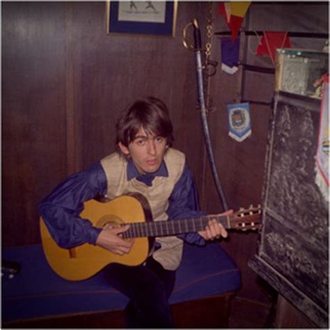 _George Harrison with Spanish guitar, circa 1966 | San Francisco Art ...