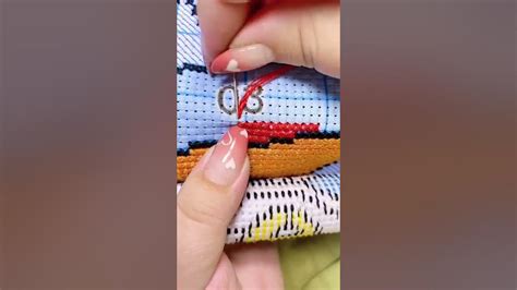 Cross Stitch 十字繡豎背繡還可以這樣繡，你學會了嗎？愛閣十字繡 熱門 手工 創作靈感 Youtube