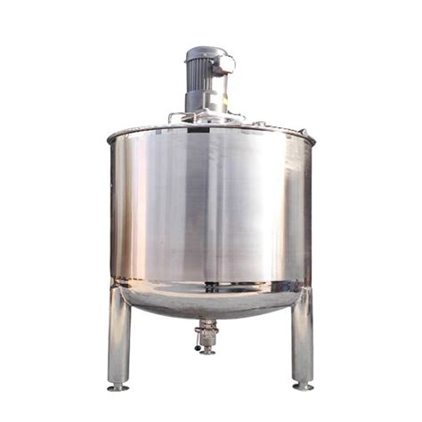 Chemicals Oils Stainless Steel Double Jacketed Mixing Tank Automation