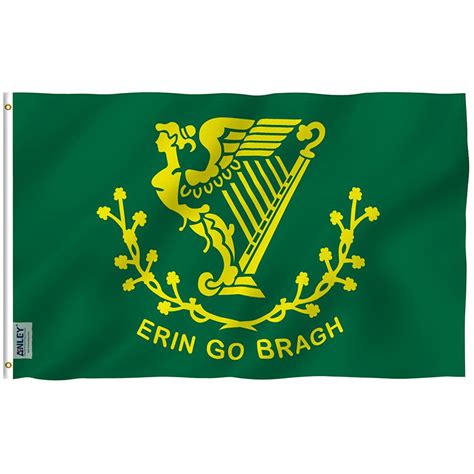 Fly Breeze Erin Go Bragh Flag 3x5 Foot - Anley Flags