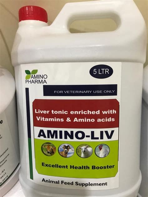 syrup amino pharma amino liv liver tonic packaging size  ltr