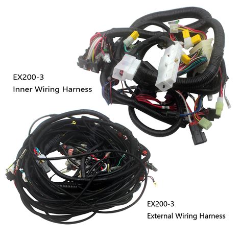 Internal ＋ External Wiring Harness For Hitachi Excavator Ex200 3 Sinocmp