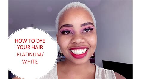 Bleaching Your Hair How To Dye Your Hair Whitesouth African Youtuber