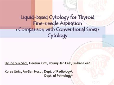 Ppt Liquid Based Cytology For Thyroid Fine Needle Aspiration