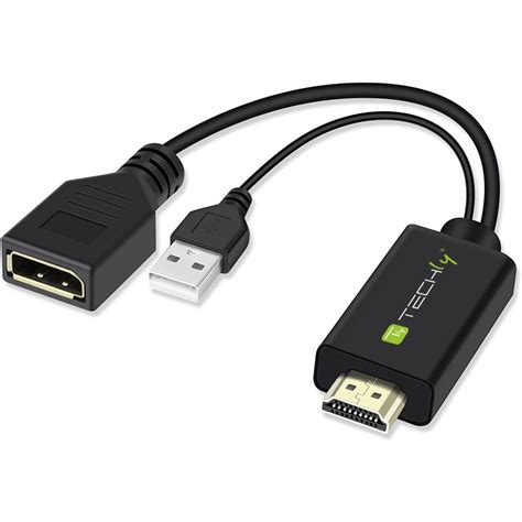 Adattatore Convertitore Da Hdmi A Displayport Con Usb K Hz Cavi