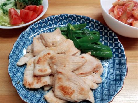 鶏むね肉の塩麹焼き シニアのレシピ