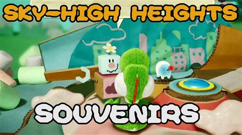 Yoshi S Crafted World Sky High Heights Souvenir Hunt Youtube