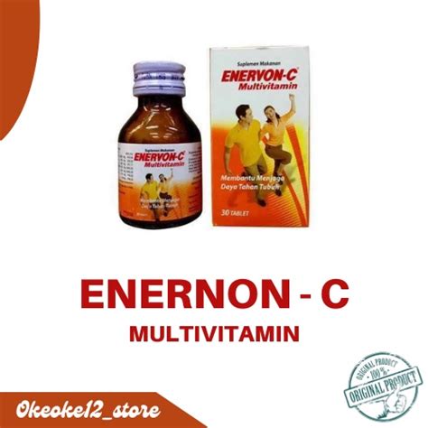 Jual Enervon C Multivitamin Isi 30 Tablet Suplemen Daya Tahan Tubuh