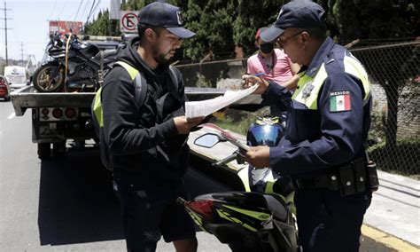 Operativo Moto Segura Genera Infracciones Cr Nica Puebla