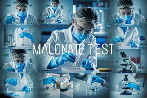 Malonate Test Principle Requirements Procedure