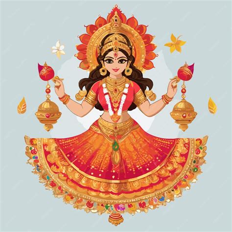 Premium Vector | Navratri drawing vector