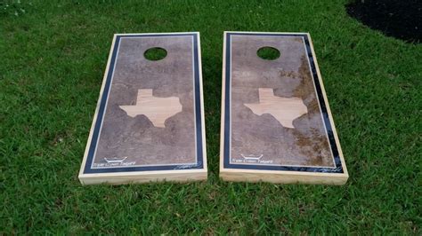 Waterproof Texas Cornhole Boards Triple Crown Tailgate