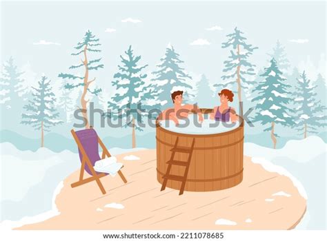 Snowy Hot Tub Over 14 Royalty Free Licensable Stock Vectors Vector Art Shutterstock