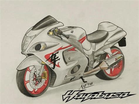 Suzuki Hayabusa Drawing Bike Drawing Motorbike Drawing Bike Sketch