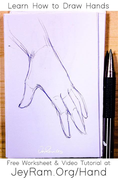 How To Draw Hands Free Worksheet Tutorial Artofit