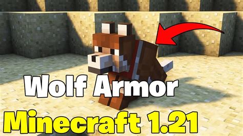 How To Craft Wolf Armor In Minecraft Youtube