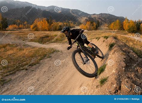 Man Mountain Biking Stock Image Image Of Face Bicycle 210362285