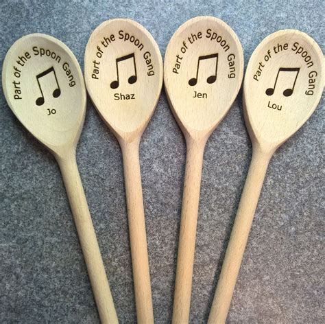 Trophy Spoon Personalised Engraved Wooden Spoon Winner Etsy