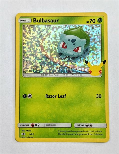 Pokemon Bulbasaur Card