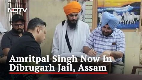 Separatist Amritpal Singh Shifted To Assams Dibrugarh Jail Amid Tight