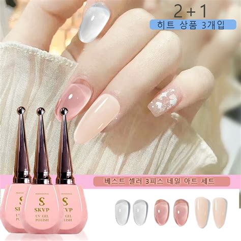 3PC Set Jelly Nude Gel Esmalte Pudim Xarope Transl Cido Gel Gel UV Verniz Semi Permanente