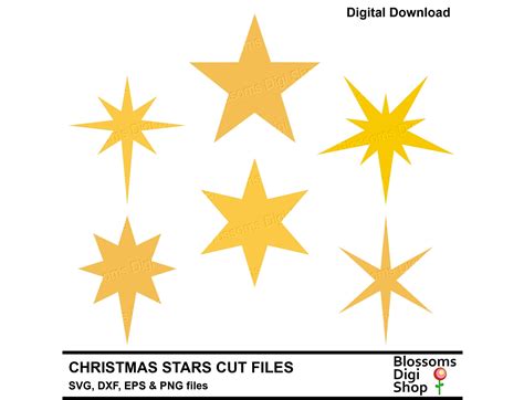 Christmas Star Templates