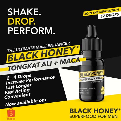 Black Honey Ez Drops Men Supplement Tongkat Ali Maca Sexual Wellness And Sex Enhancement