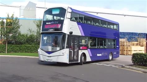 Norwich Firstbus Wright Electric Bus On Delivery This Week Bk73aff