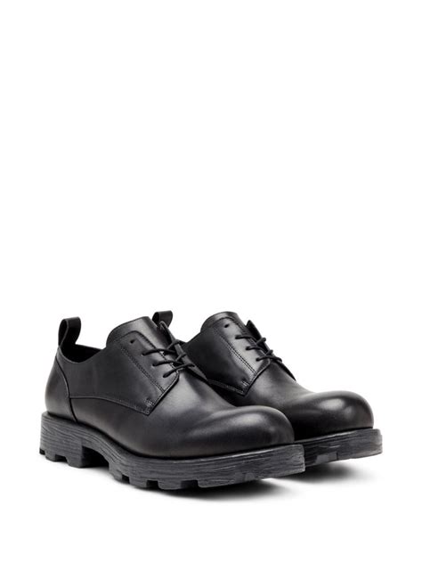 Diesel D Hammer Leather Derby Shoes Black Farfetch