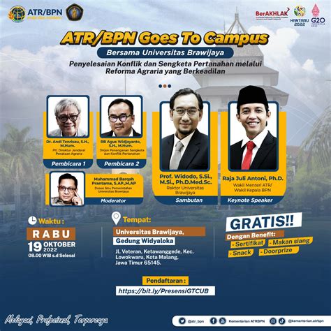 ATR/BPN Goes to Campus With Universitas Brawijaya - Kumpulan Hot News ...