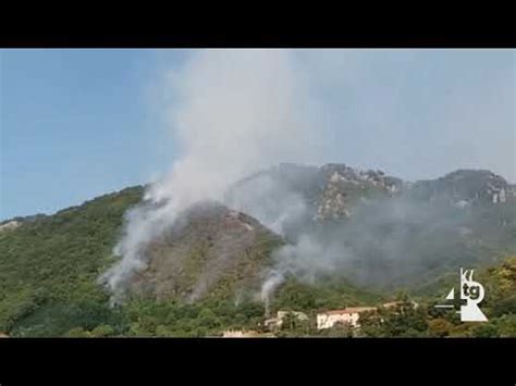 Incendio boschivo in località Breccelle fiamme domate dopo 6 ore YouTube