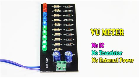 Led Vu Meter Circuit Diagram With Pcb Layout