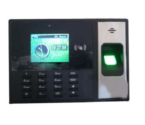 Premium Quality Rectangular Plastic Biometric Attendance System At 3500