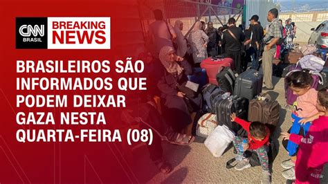 Brasileiros são informados que podem deixar Gaza nesta quarta feira 08