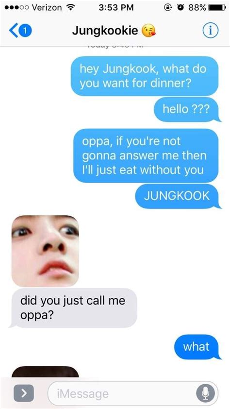 Thats A Big No No When It Comes To Jungkook Lol Bts Texts Funny Texts