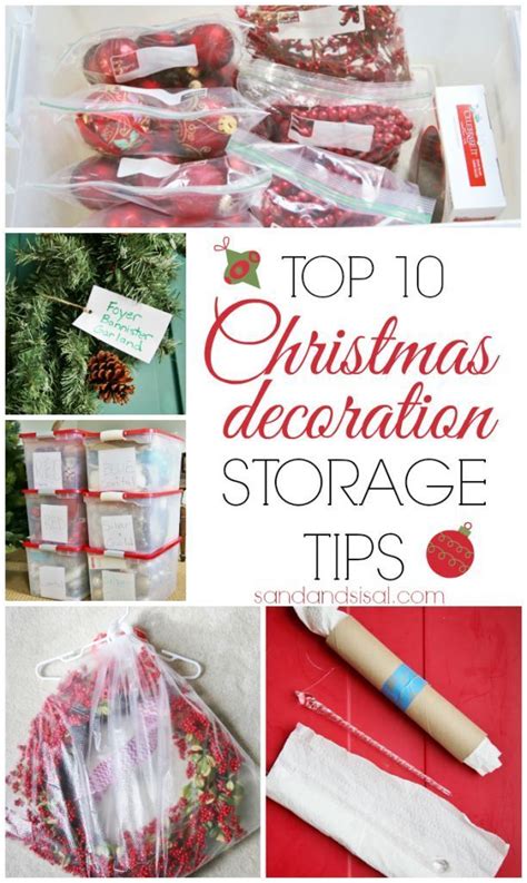 Christmas Decoration Storage Tips Sand And Sisal Christmas