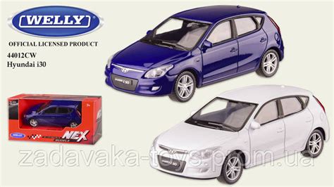 Купить Машина метал 44012CW 72шт 3 WELLY 1 43 HYUNDAI I30 2 цвета в