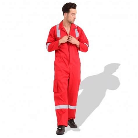 COVERALL COTTON RED VAULTEX RCD Safety Coverall UAE