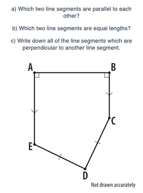 Free A Which Two Line Segments Are Parallel To Each Other B Which