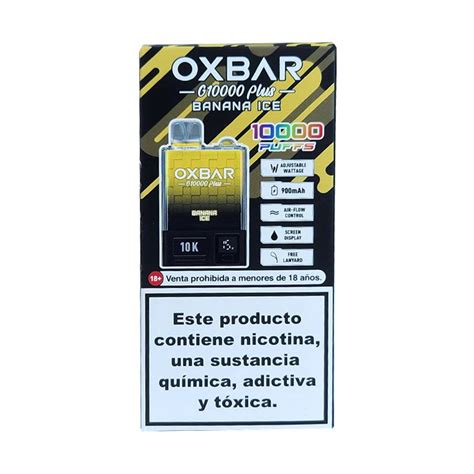 Pod Descartável Oxbar Maze PRO 10K Banana Ice Paradise Vape