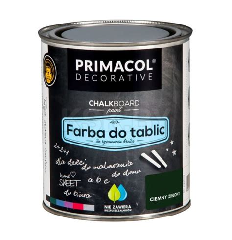 Краска для школьной доски Primacol зелёная, 0,75 л (1.12 кг) купить в ...