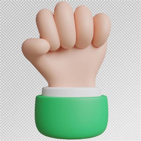 Premium Psd D Render Of Hand Gestures For Design