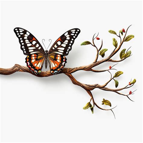 Premium Vector | Colorful morpho helena butterfly farm spring papilio ...