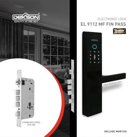 Jual Electronic Lock Dekson El Smart Lock Kunci Sidik Jari