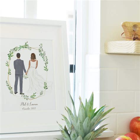 A Unique Custom Couples Married Gift. The Perfect Gift for ...