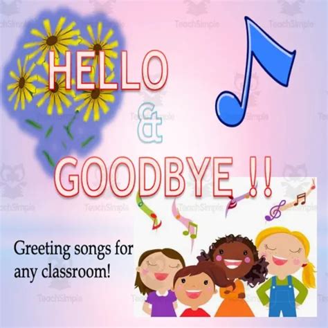 Hello & Goodbye Song Set by Teach Simple