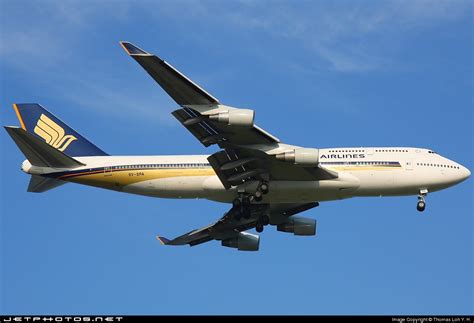 V Spa Boeing Singapore Airlines Thomas Loh Y H Jetphotos