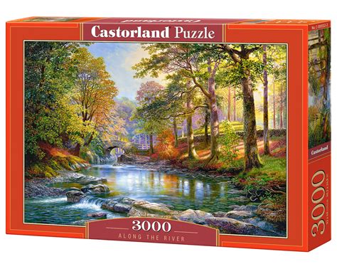 Puzzle Along the River Castorland 300532 3000 pièces Puzzles Forêts